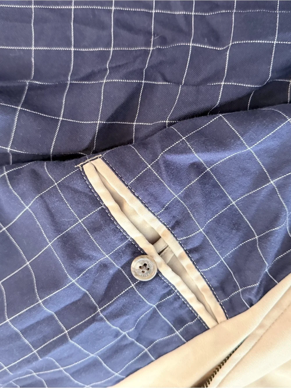 Ralph Lauren Gray Micro-Check Two-Button Sport Coat